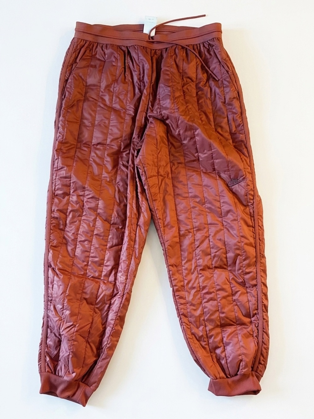 Nike Sportswear Womens Therma Fit Tech Pack Size XLHigh Waisted Trousers Quilted
